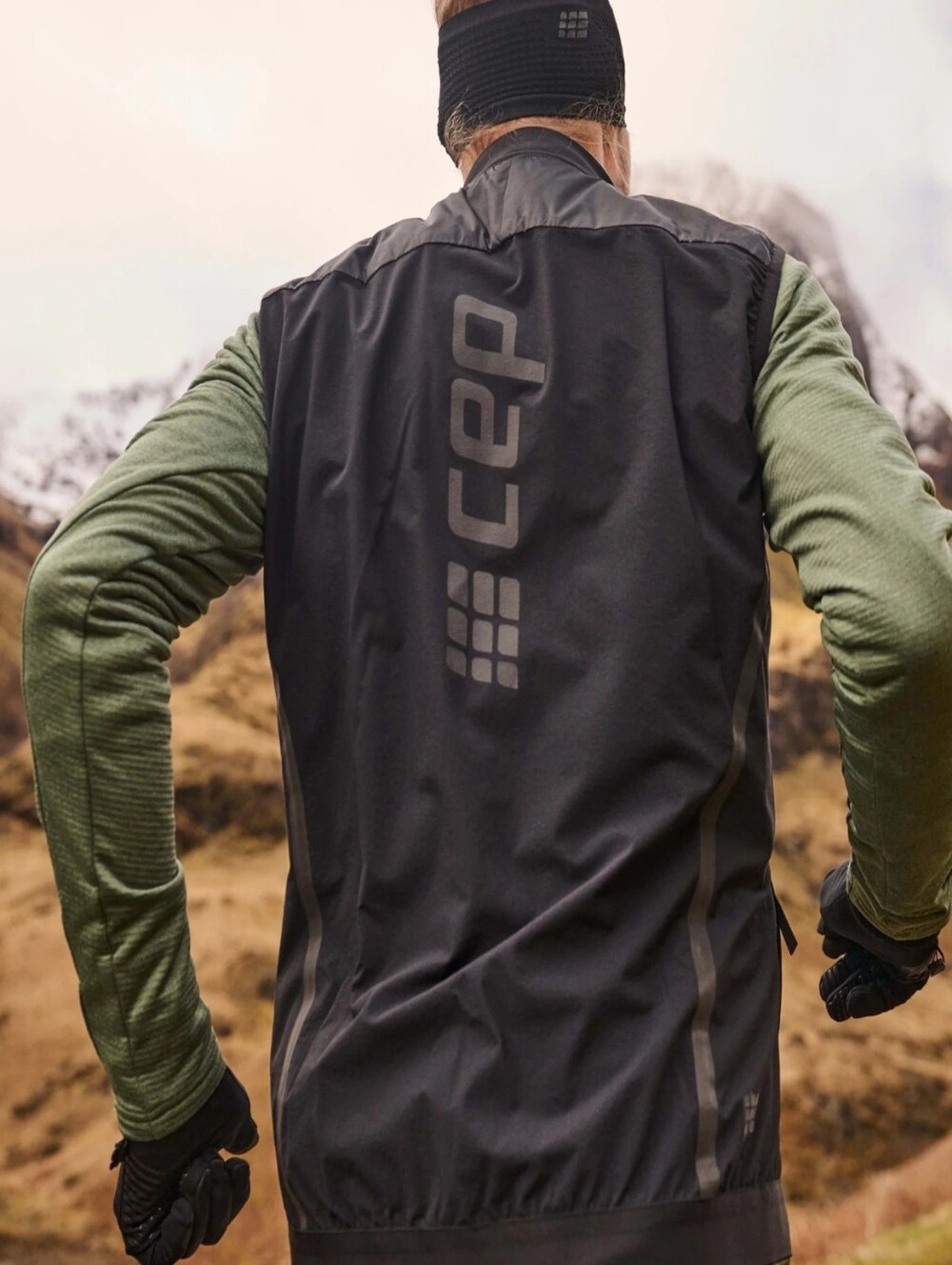 Cep Cold Weather Reversible Vest Wind Water Resistant XL